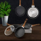 Frying Pan Set 3-Piece Nonstick Saucepan Woks Cookware Set,Heat-Resistant Ergonomic Wood Effect Bakelite Handle Design,PFOA Free 7/8/9.5 inch Amazon Platform Banned
